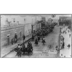  A constitutional military parade in Matamoros,1890s