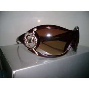  Roberto Cavalli Designer Inspired Sunglasses Brown 