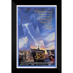  Short Circuit 27x40 FRAMED Movie Poster   Style A 1986 