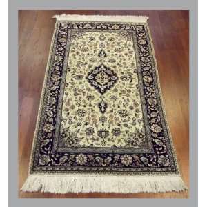   Pakistan Kashan Area Rug 3x5 Perfect Condition Oriental Carpet Home