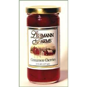 Cinnamon Cherries / 8 oz Jar/ 6 Jars  Grocery & Gourmet 