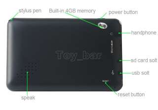 GPS Navigation 4GB  MP4 FM Map GPS Empfänger  