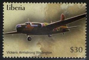 RAF Vickers Armstrong WELLINGTON Bomber Aircraft Stamp  