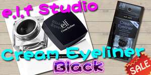 Studio CREAM EYELINER Black Liner Blush Brush ELF Cosmetic 