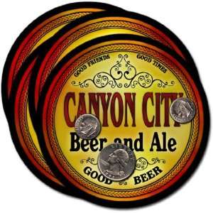  Canyon City, OR Beer & Ale Coasters   4pk 