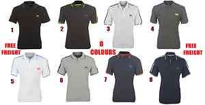 NEW Lonsdale Genuine Tagged MENS 2 Stripe Polo T shirt. 8 Colours 
