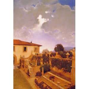  Hand Made Oil Reproduction   Maxfield Parrish   32 x 46 