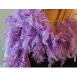 Feather Boa Lavender Mardi Gras Masquerade Halloween Costume Fashion 