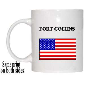  US Flag   Fort Collins, Colorado (CO) Mug Everything 