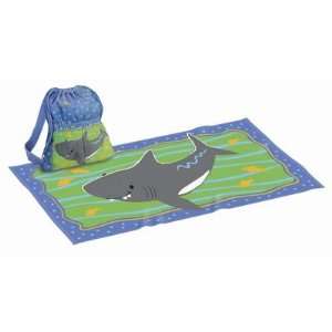  Max the Shark Kids Pool & Beach Towel & Backpack Set