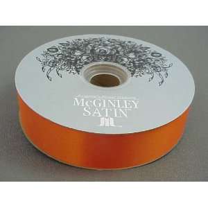  100 Yards x 1 5/16 McGinley Satin Orange Ribbon Arts 