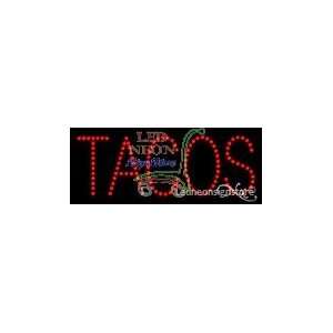  Tacos LED Business Sign 8 Tall x 24 Wide x 1 Deep 