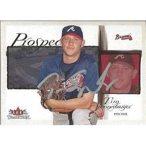  Tim Spooneybarger Signed Atlanta Braves 2002 Fleer Card 
