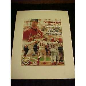  Mark McGwire St. Louis Cardinals Year One with the 