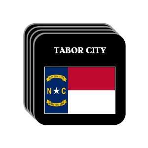 US State Flag   TABOR CITY, North Carolina (NC) Set of 4 Mini Mousepad 