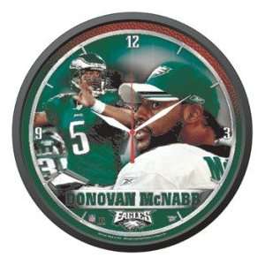 Philadelphia Eagles Donovan McNabb Wall Clock   Round  
