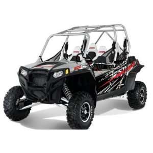 Pro Armor Extreme Liquid Silver 2012 RZR 4 Graphic Kit WITHOUT Cutouts 