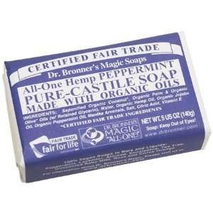 Dr. Bronners 371530 Peppermint Bar Soap Health & Personal 