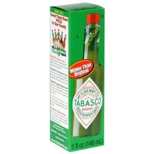 Tabasco Sauce Jalapeno 5 OZ (Pack of 12)  Grocery 