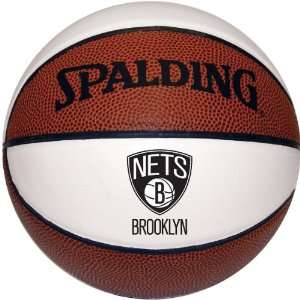  Spalding Brooklyn Nets Full Size Pad Print Basketball 