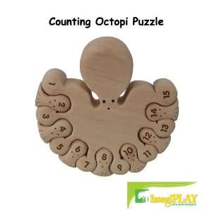  ImagiPLAY Natural Dream Counting Octopi Puzzle (#20020 