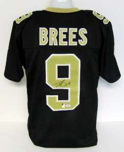 New Orleans Saints Drew Brees Autographed Black Jersey PSA/Brees 