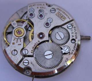 Bulova 10BP 23 jewels complete watch movement for part  