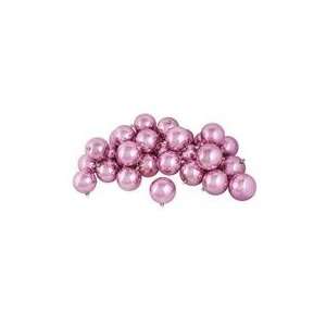  12ct Shiny Bubblegum Pink Shatterproof Christmas Ball 