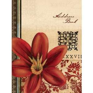  Vintage Floral Ringbound Address Book