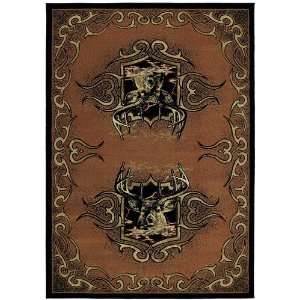  Buckwild Terraco Rug From the Designer Collection (22 X 31 