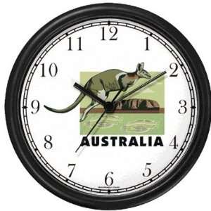   Landmarks   Wall Clock by WatchBuddy Timepieces (Hunter Green Frame
