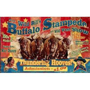  Vintage Signs   Buffalo Stampede