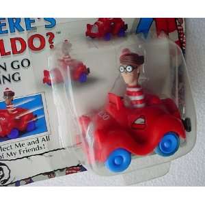    WHERES WALDO? Rev N Go Racing Car 1991 MATTEL Toys & Games