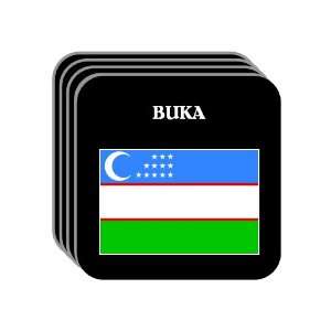  Uzbekistan   BUKA Set of 4 Mini Mousepad Coasters 