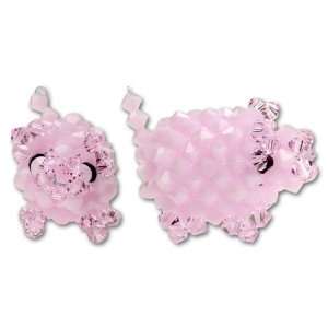  Pink Opaque Piggy Charm Kit 