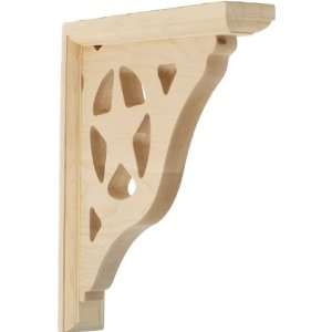  1 1/2W x 10D x 10H Bulwark Bracket, Cherry