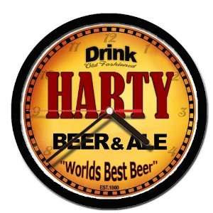  HARTY beer and ale cerveza wall clock 