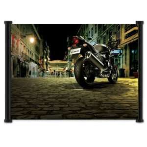  Suzuki Bandit Motorcycle Sportsbike Fabric Wall Scroll 