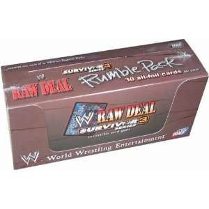  Raw Deal Card Game   Survivor Series 3 Rumble Booster Box 