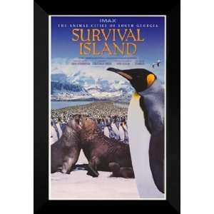  Survival Island (IMAX) 27x40 FRAMED Movie Poster   A
