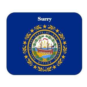  US State Flag   Surry, New Hampshire (NH) Mouse Pad 