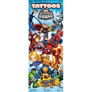  Marvel Super Hero Squad Vending Tattoos Toys & Games