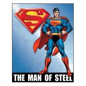  Tin Sign Superman   Man of Steel
