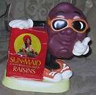 The California Raisins ~ Sun Maid ~Claymation Bank 1987