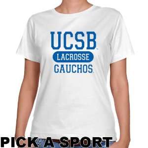  UC Santa Barbara Gauchos Ladies White Custom Sport Classic 