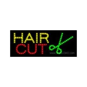 Hair Cut LED Sign 8 x 20