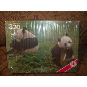  Pandas a 320 Piece Puzzle Made in West Germany Toys 