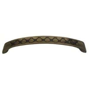  Cabinetry Hardware Curved Pull Handle with Circular Inlays 