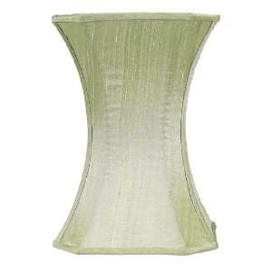  Modern Green Hourglass Medium Lamp Shade   Optional Sash 