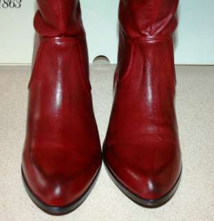 WOMANS~FRYE~CINDY SLOUCH BOOT~8.5~NIB~RUSTIC RED~  